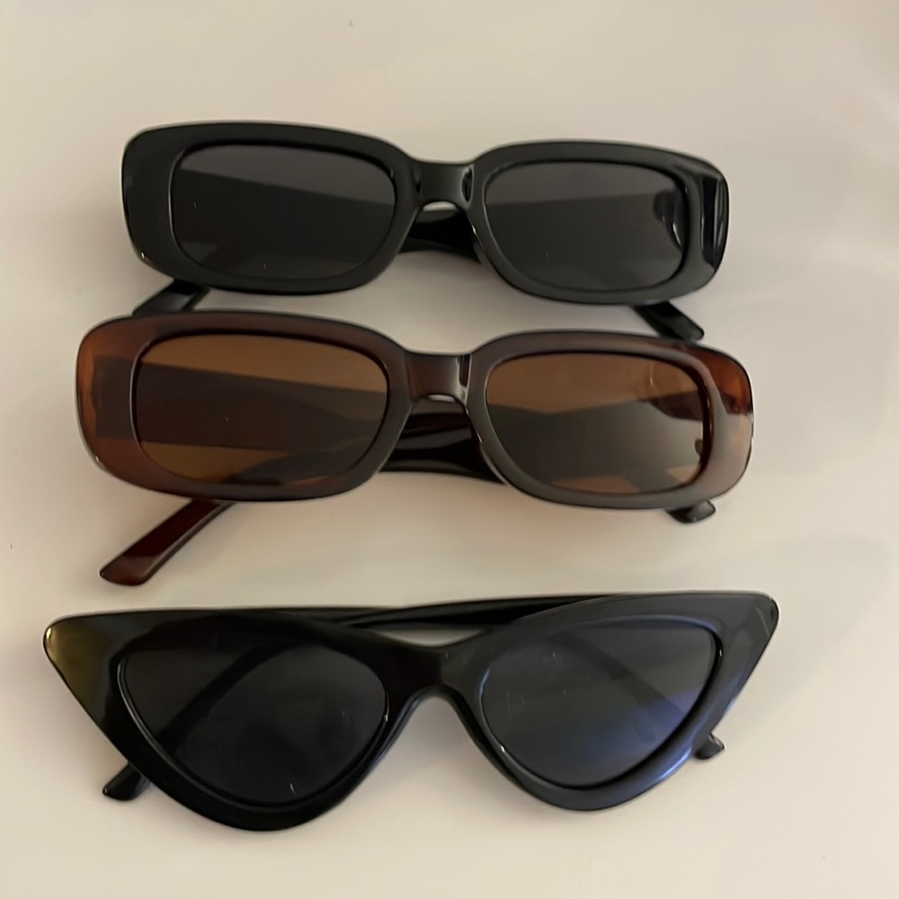Cats eyes sunglasses (3 sets)